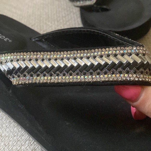 Wedge flip flops with stones - Picture 4 of 4